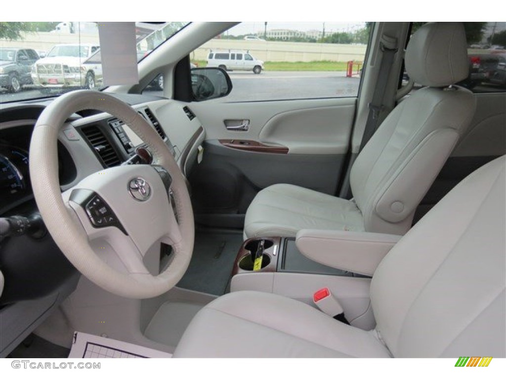 2012 Sienna XLE - Silver Sky Metallic / Light Gray photo #11