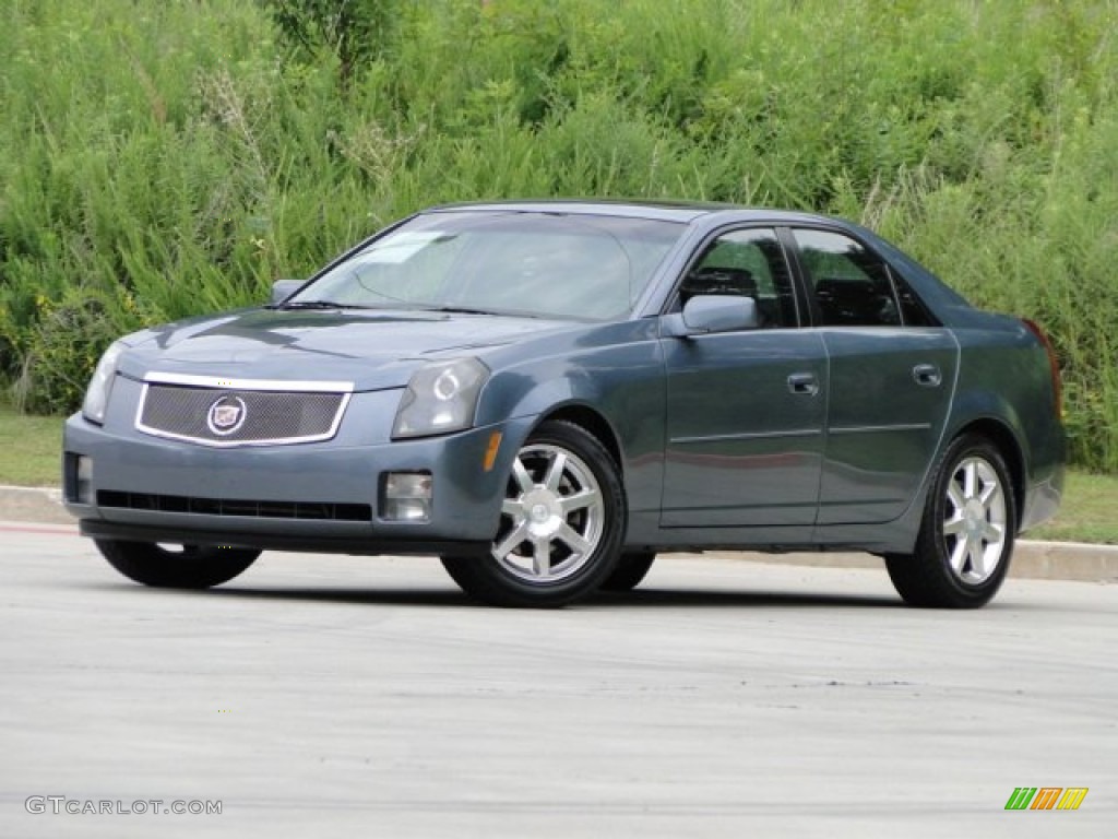 2005 CTS Sedan - Stealth Gray / Light Gray/Ebony photo #1