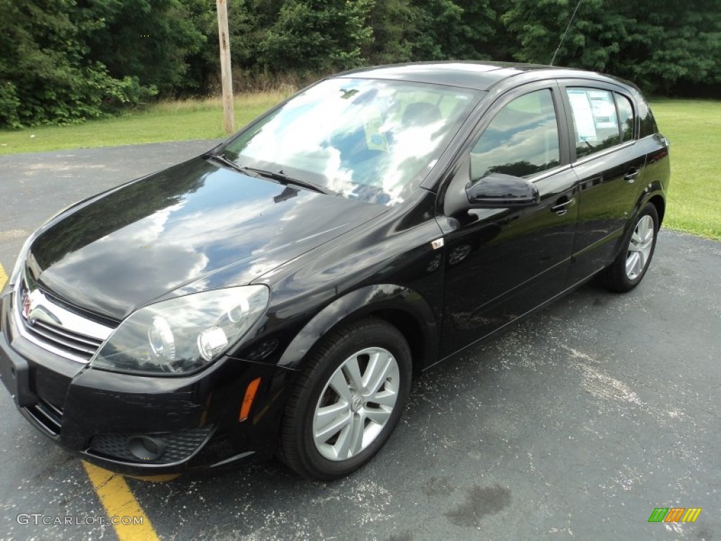 2008 Astra XR Sedan - Black Sapphire / Charcoal photo #1