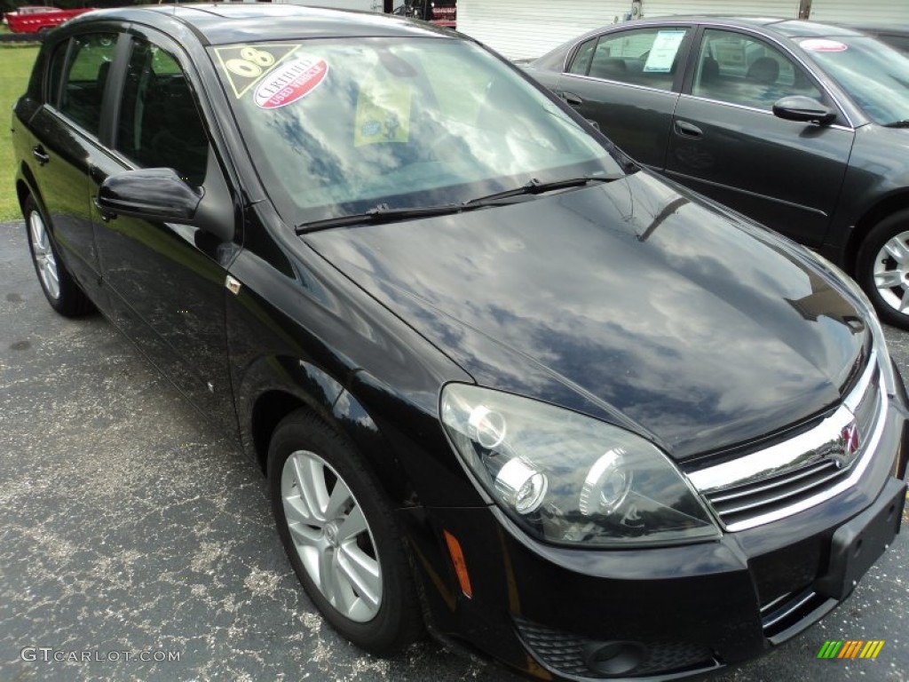 2008 Astra XR Sedan - Black Sapphire / Charcoal photo #20