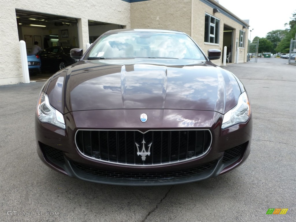 2014 Quattroporte S Q4 AWD - Rosso Folgore (Dark Red Metallic) / Sabbia photo #2