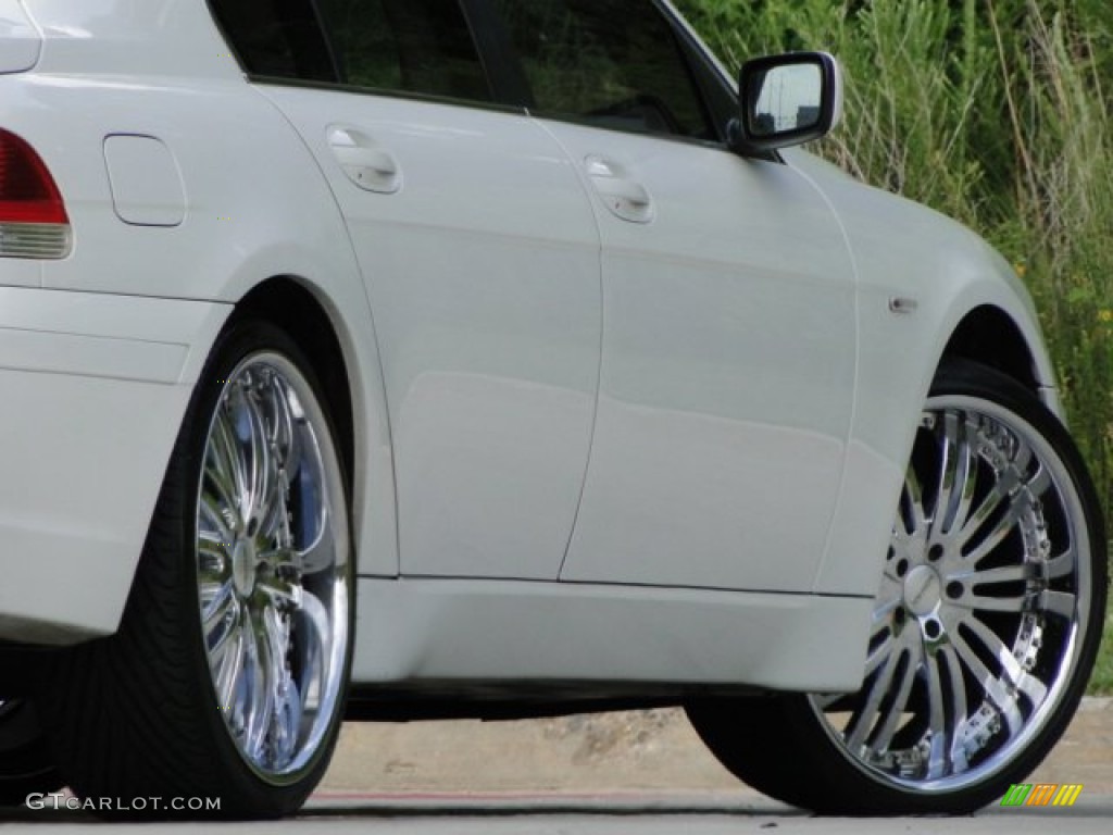 2002 7 Series 745i Sedan - Alpine White / Beige III photo #8