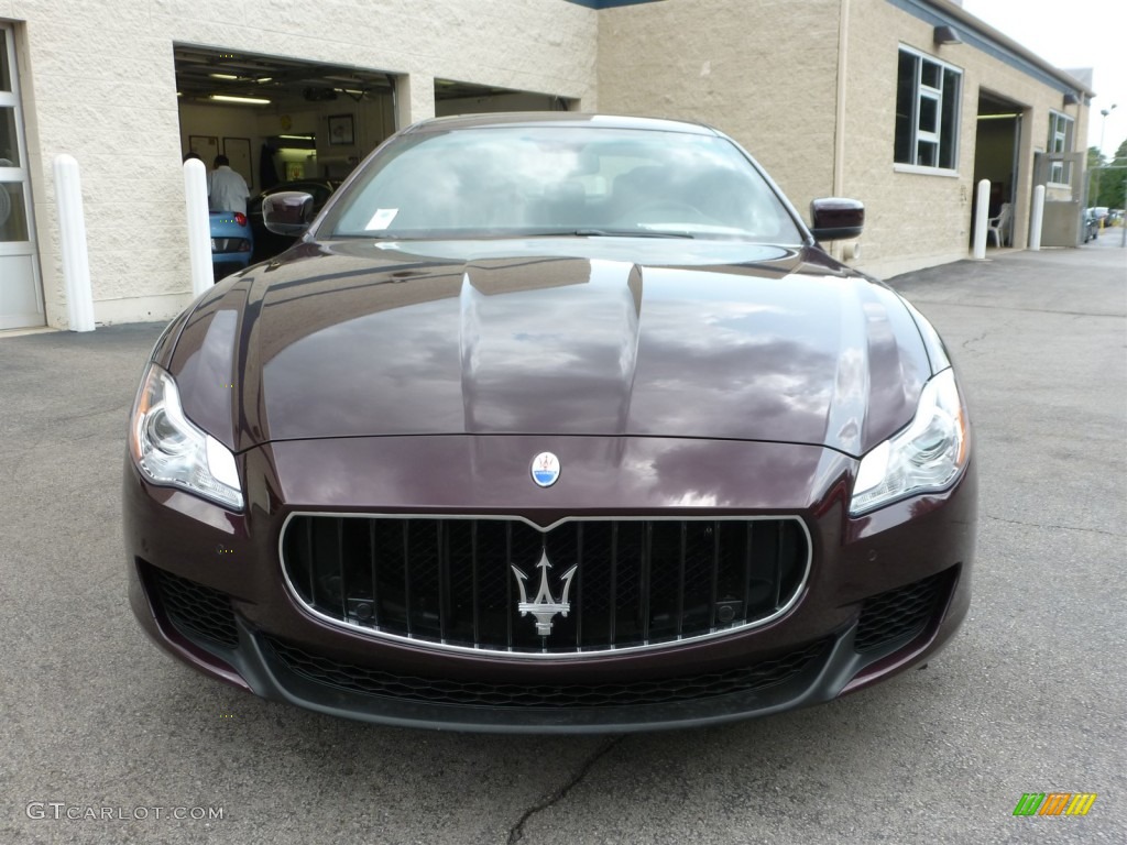 2014 Quattroporte S Q4 AWD - Rosso Folgore (Dark Red Metallic) / Cuoio photo #2