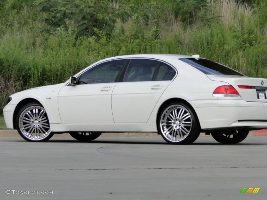 2002 7 Series 745i Sedan - Alpine White / Beige III photo #30