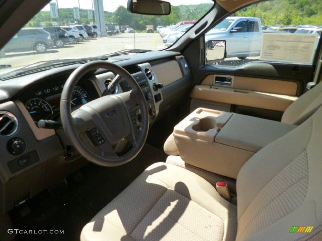 2011 F150 XLT SuperCab 4x4 - Pale Adobe Metallic / Pale Adobe photo #16