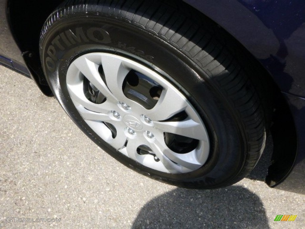 2009 Elantra GLS Sedan - Regatta Blue / Gray photo #9