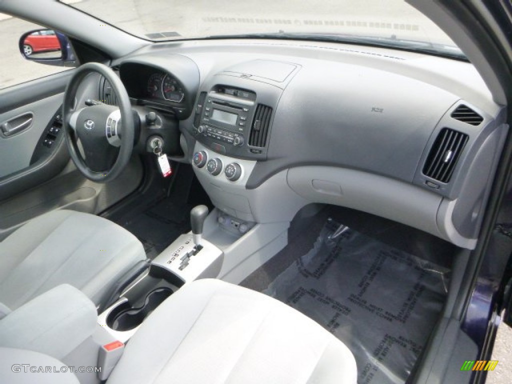 2009 Elantra GLS Sedan - Regatta Blue / Gray photo #11