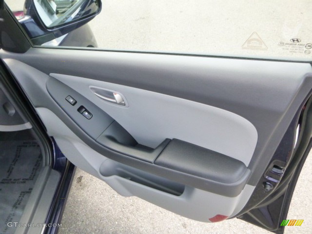 2009 Elantra GLS Sedan - Regatta Blue / Gray photo #12