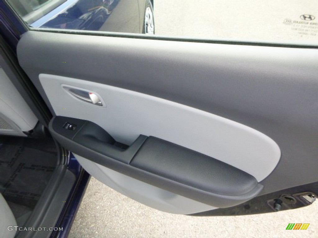 2009 Elantra GLS Sedan - Regatta Blue / Gray photo #14