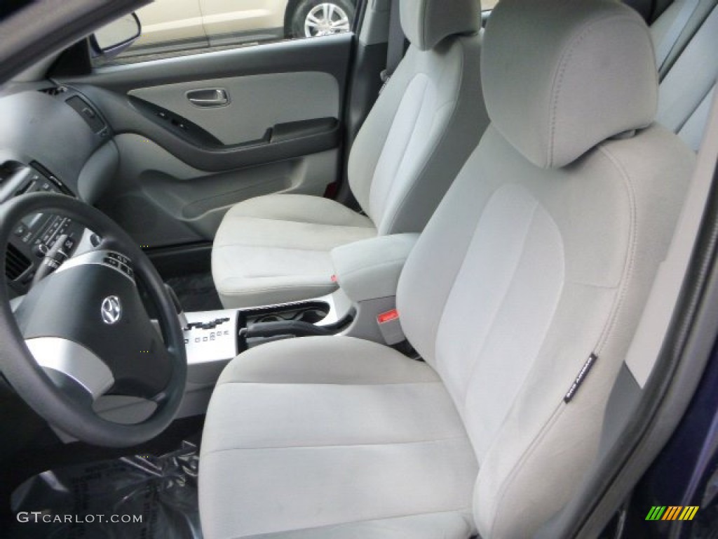 2009 Elantra GLS Sedan - Regatta Blue / Gray photo #15