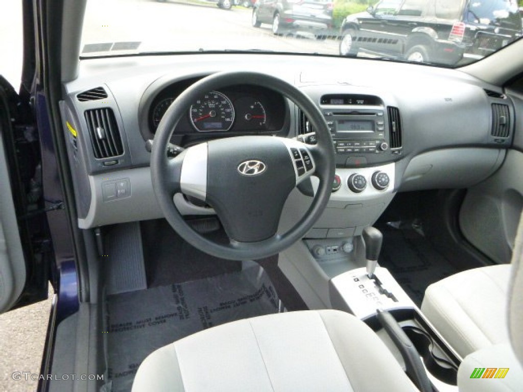 2009 Elantra GLS Sedan - Regatta Blue / Gray photo #17