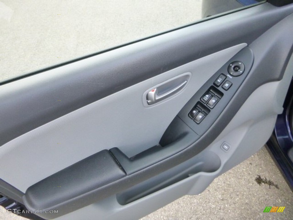 2009 Elantra GLS Sedan - Regatta Blue / Gray photo #19