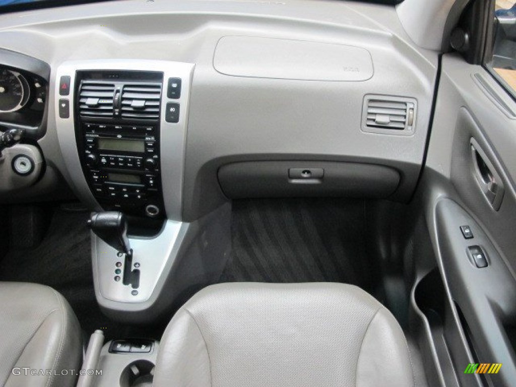 2007 Tucson Limited - Obsidian Black Metallic / Gray photo #26