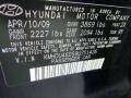 2009 Regatta Blue Hyundai Elantra GLS Sedan  photo #24