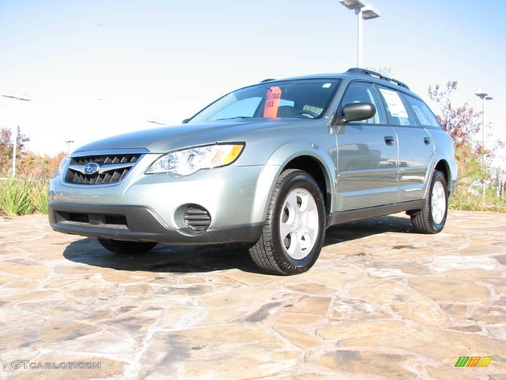 2009 Outback 2.5i Wagon - Seacrest Green Metallic / Warm Ivory photo #2