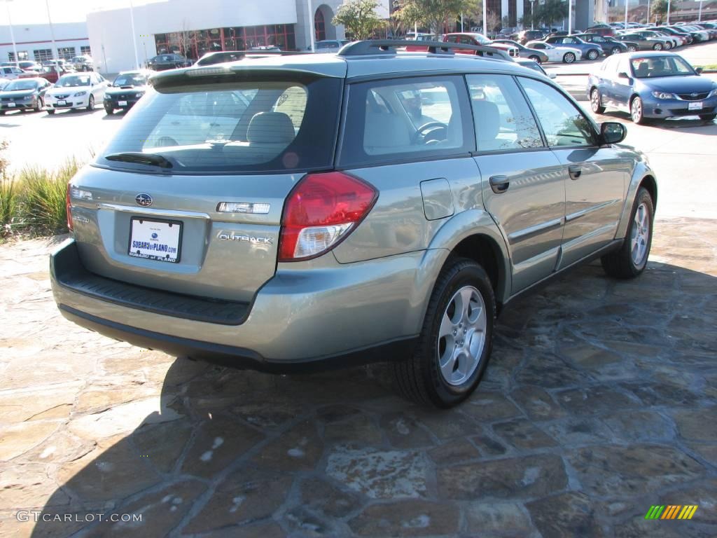 2009 Outback 2.5i Wagon - Seacrest Green Metallic / Warm Ivory photo #4
