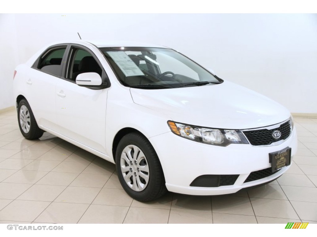 2013 Forte EX - Snow White Pearl / Black photo #1