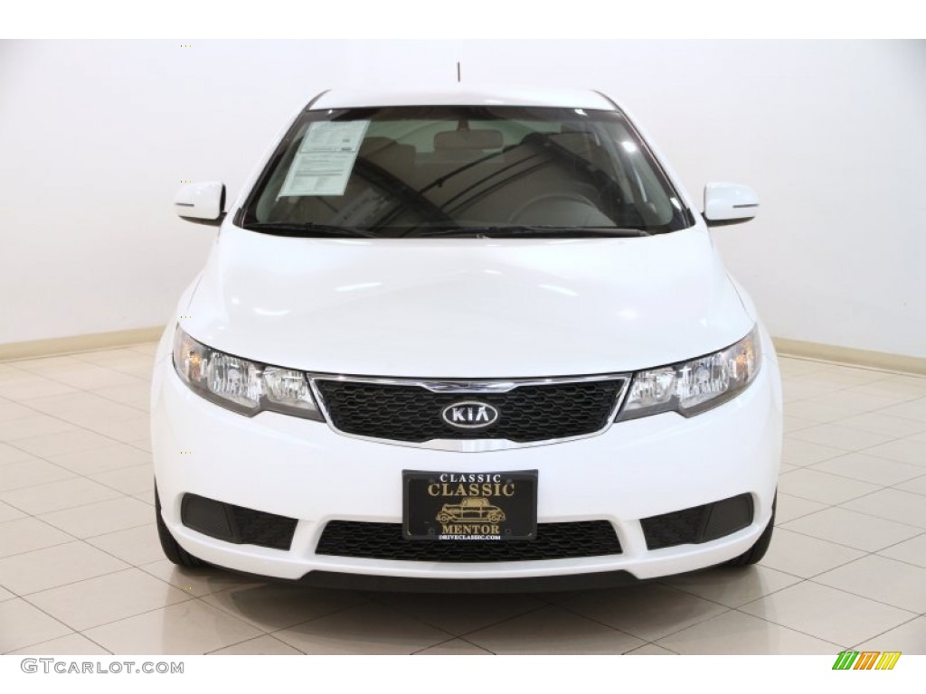 2013 Forte EX - Snow White Pearl / Black photo #2