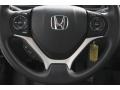 2014 Honda Civic Black Interior Steering Wheel Photo