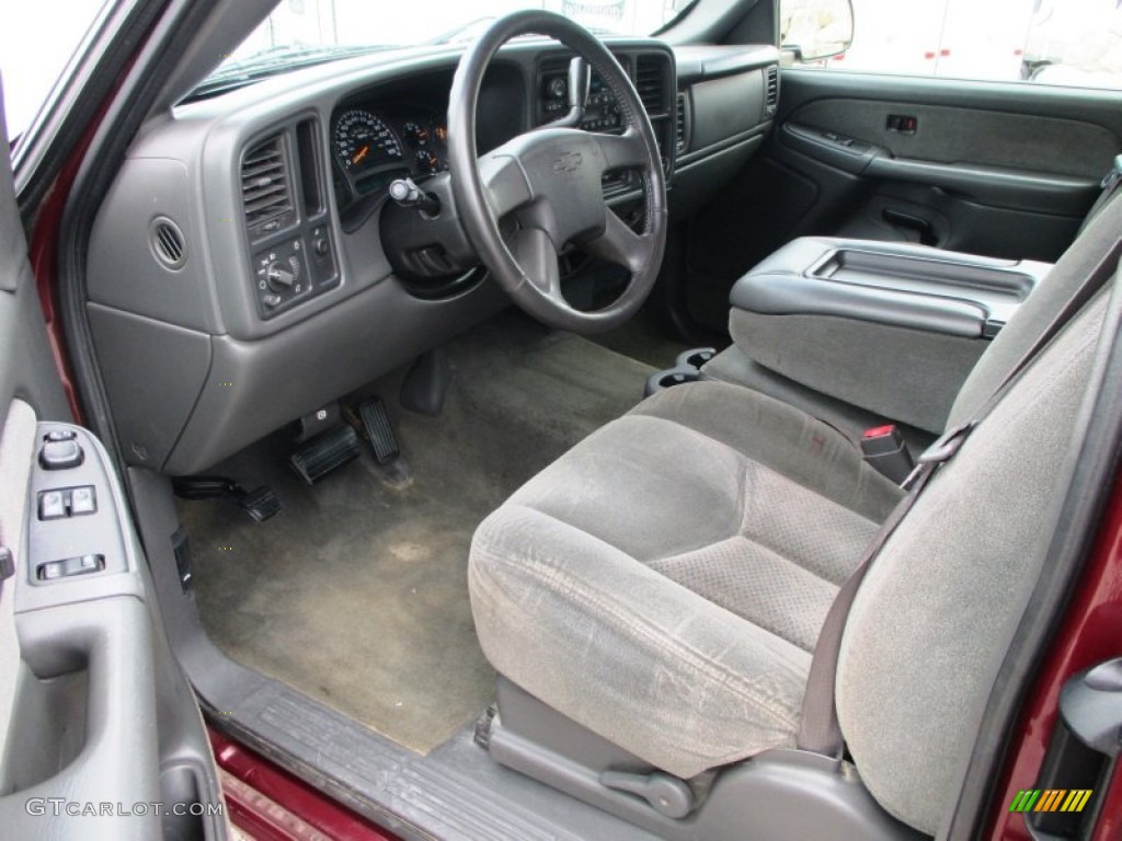 Dark Charcoal Interior 2003 Chevrolet Silverado 1500 LS Extended Cab Photo #95549157