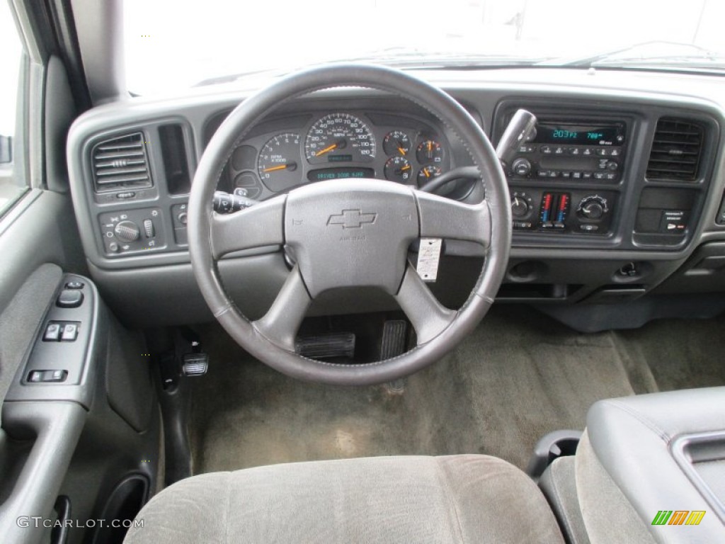 2003 Silverado 1500 LS Extended Cab - Dark Carmine Red Metallic / Dark Charcoal photo #14