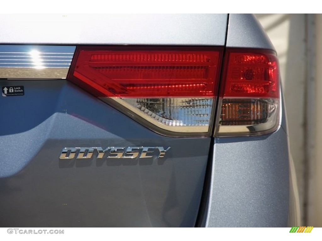 2014 Odyssey EX-L - Celestial Blue Metallic / Gray photo #3