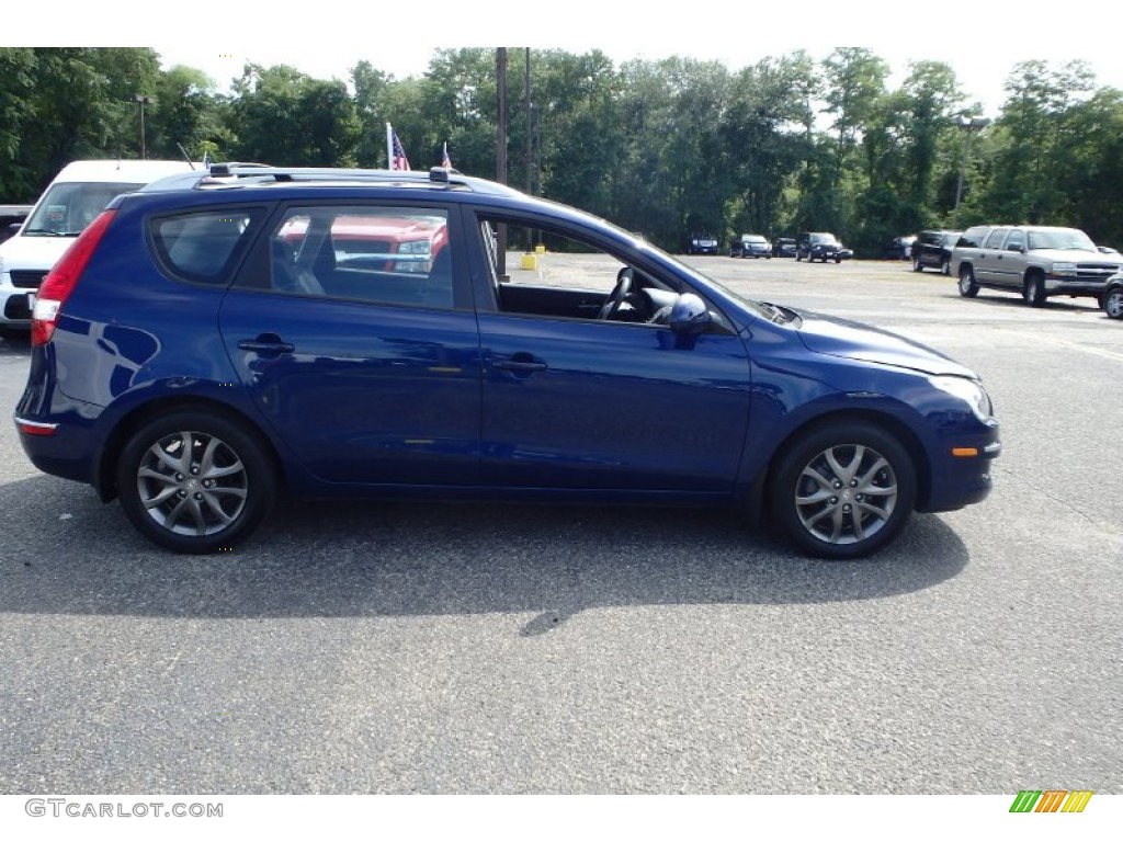 2012 Elantra GLS Touring - Atlantic Blue / Black photo #4