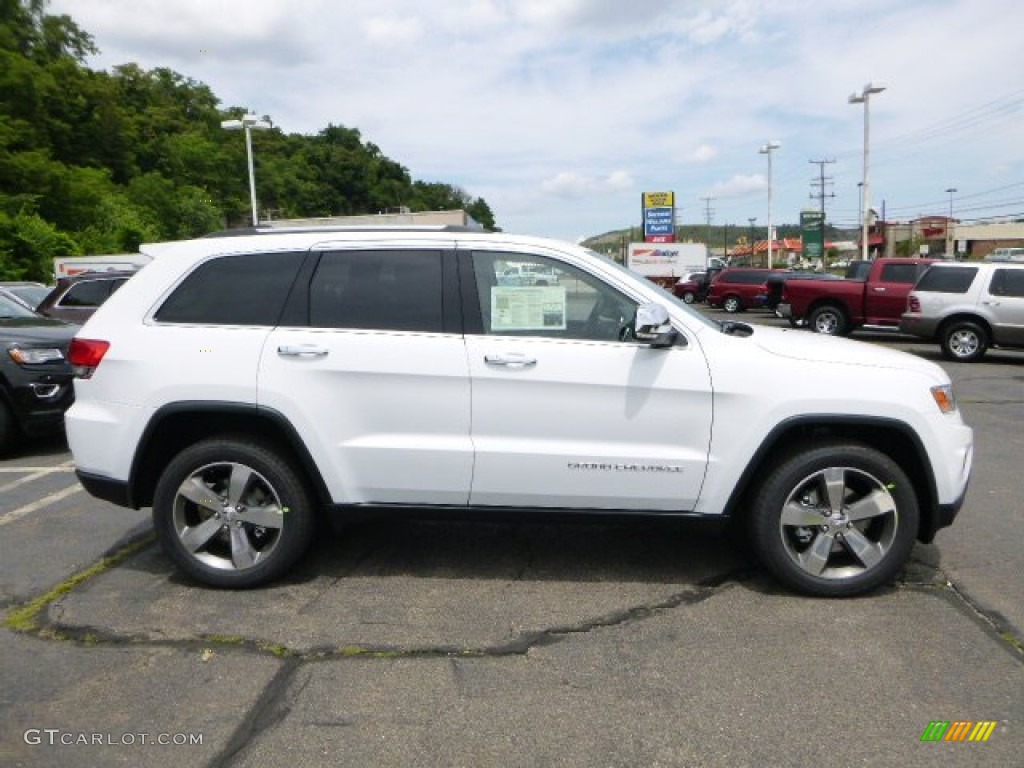 2014 Grand Cherokee Limited 4x4 - Bright White / New Zealand Black/Light Frost photo #6