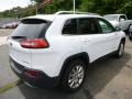 2014 Bright White Jeep Cherokee Limited 4x4  photo #5