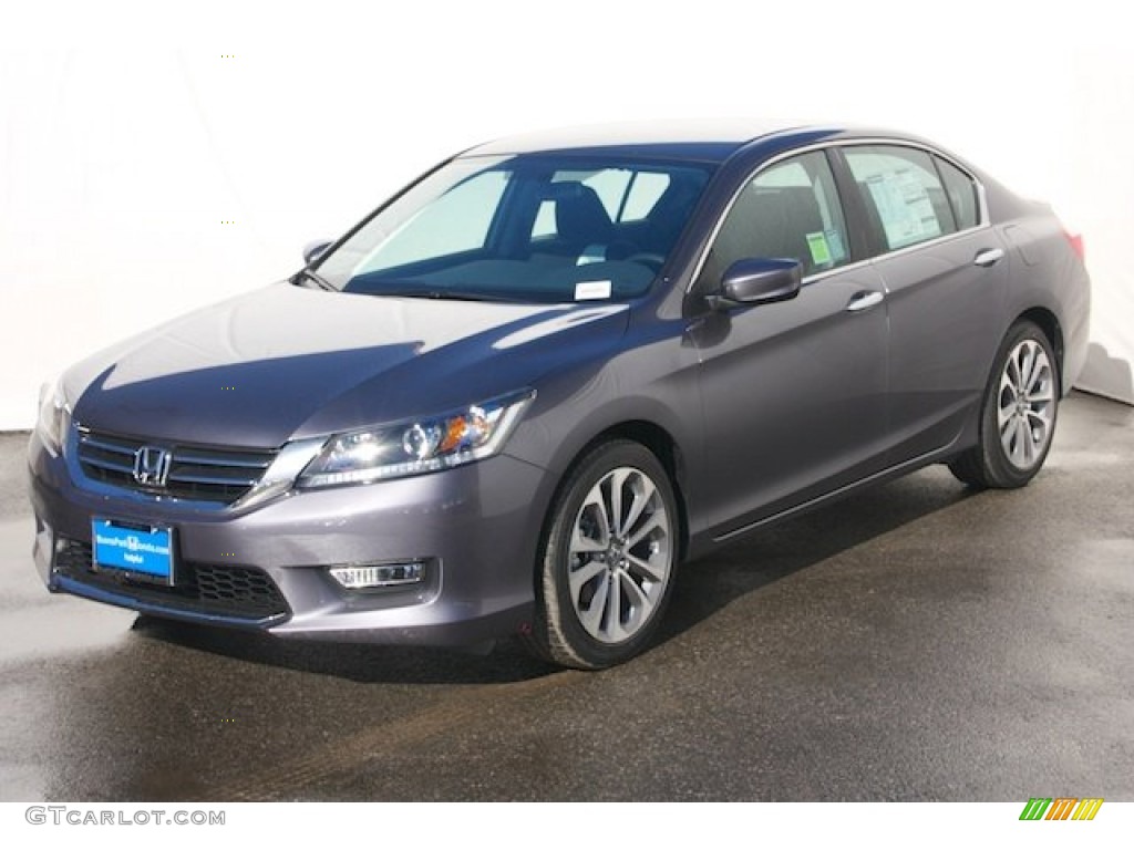 2014 Accord Sport Sedan - Modern Steel Metallic / Black photo #3