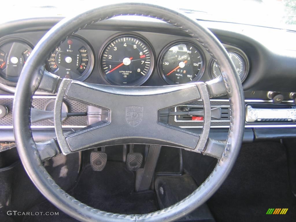 1971 Porsche 911 T Targa Black Steering Wheel Photo #955517