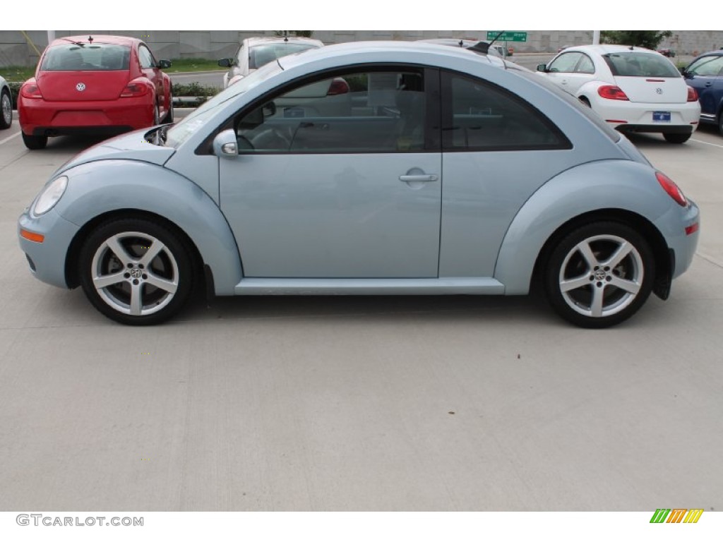 2009 New Beetle 2.5 Coupe - Heaven Blue Metallic / Black photo #4