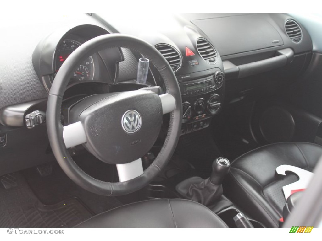 2009 New Beetle 2.5 Coupe - Heaven Blue Metallic / Black photo #14