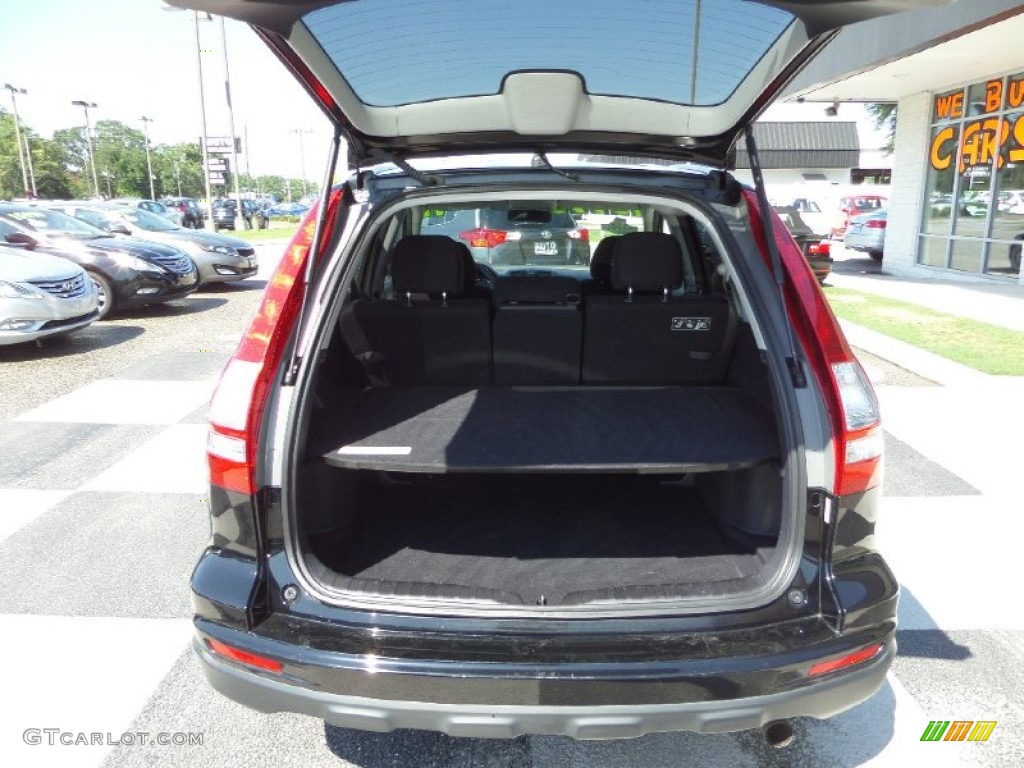 2011 CR-V EX 4WD - Crystal Black Pearl / Black photo #5