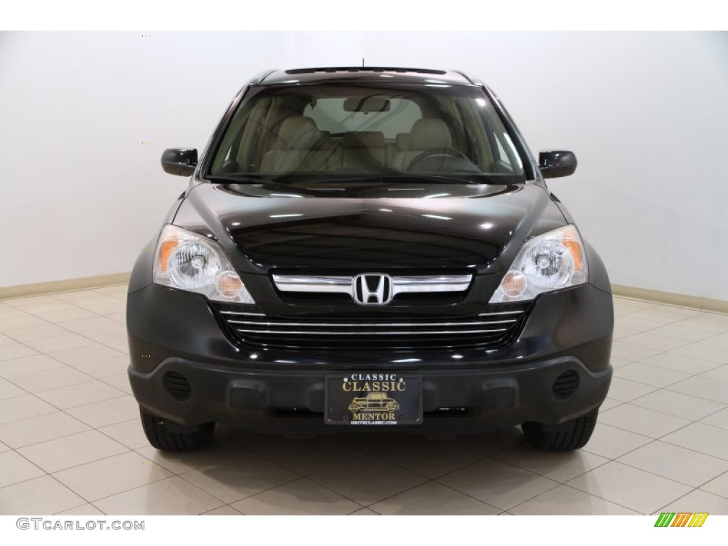 2008 CR-V EX-L - Nighthawk Black Pearl / Ivory photo #2