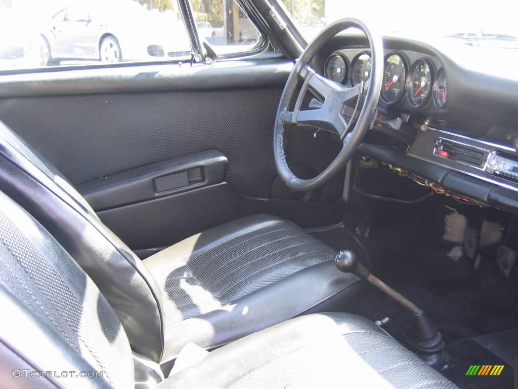 Black Interior 1971 Porsche 911 T Targa Photo #955552