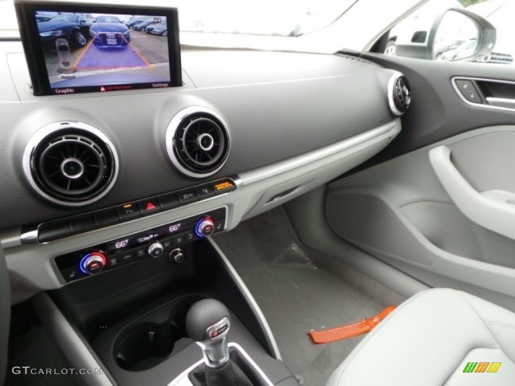 2015 Audi A3 1.8 Premium Plus Titanium Gray Dashboard Photo #95561411
