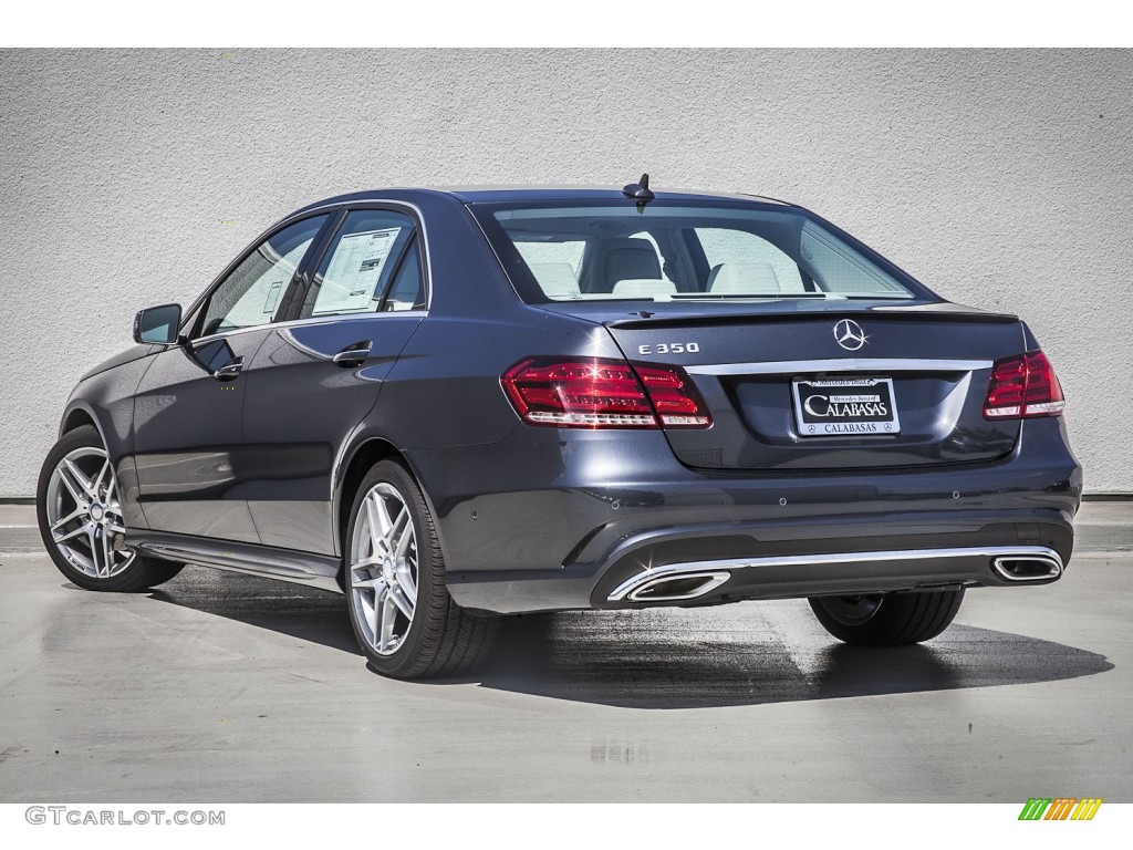 2014 E 350 Sport Sedan - Steel Gray Metallic / Grey/Black photo #2