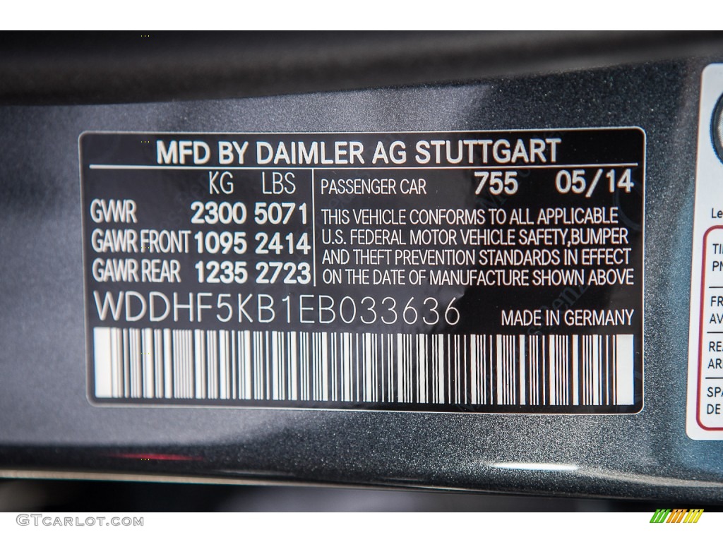 2014 E 350 Sport Sedan - Steel Gray Metallic / Grey/Black photo #7