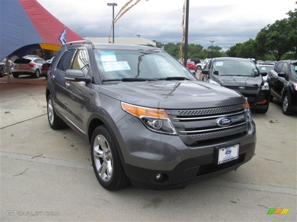 2014 Explorer Limited 4WD - Sterling Gray / Charcoal Black photo #2