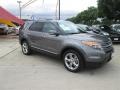 2014 Sterling Gray Ford Explorer Limited 4WD  photo #3
