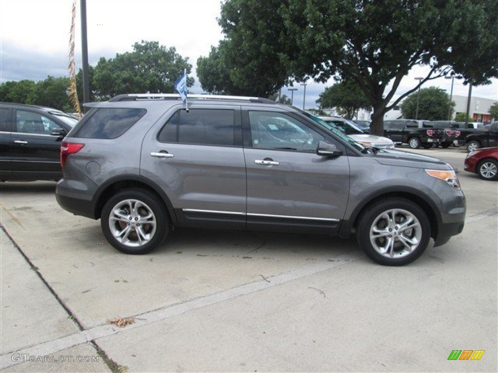 2014 Explorer Limited 4WD - Sterling Gray / Charcoal Black photo #4