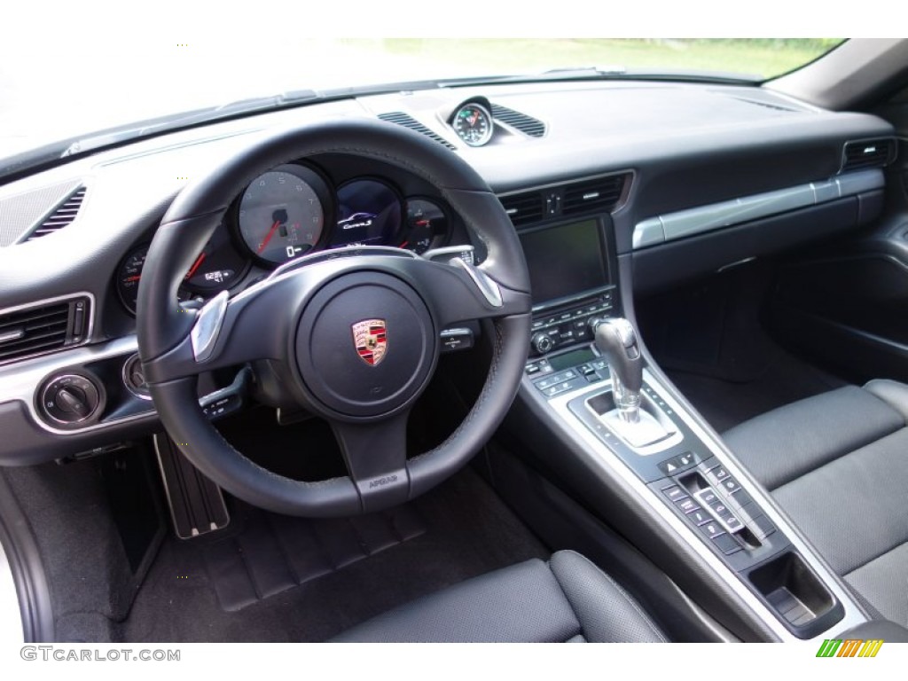 2012 911 Carrera S Coupe - Platinum Silver Metallic / Black photo #13