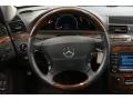2003 Mercedes-Benz S Charcoal Interior Steering Wheel Photo