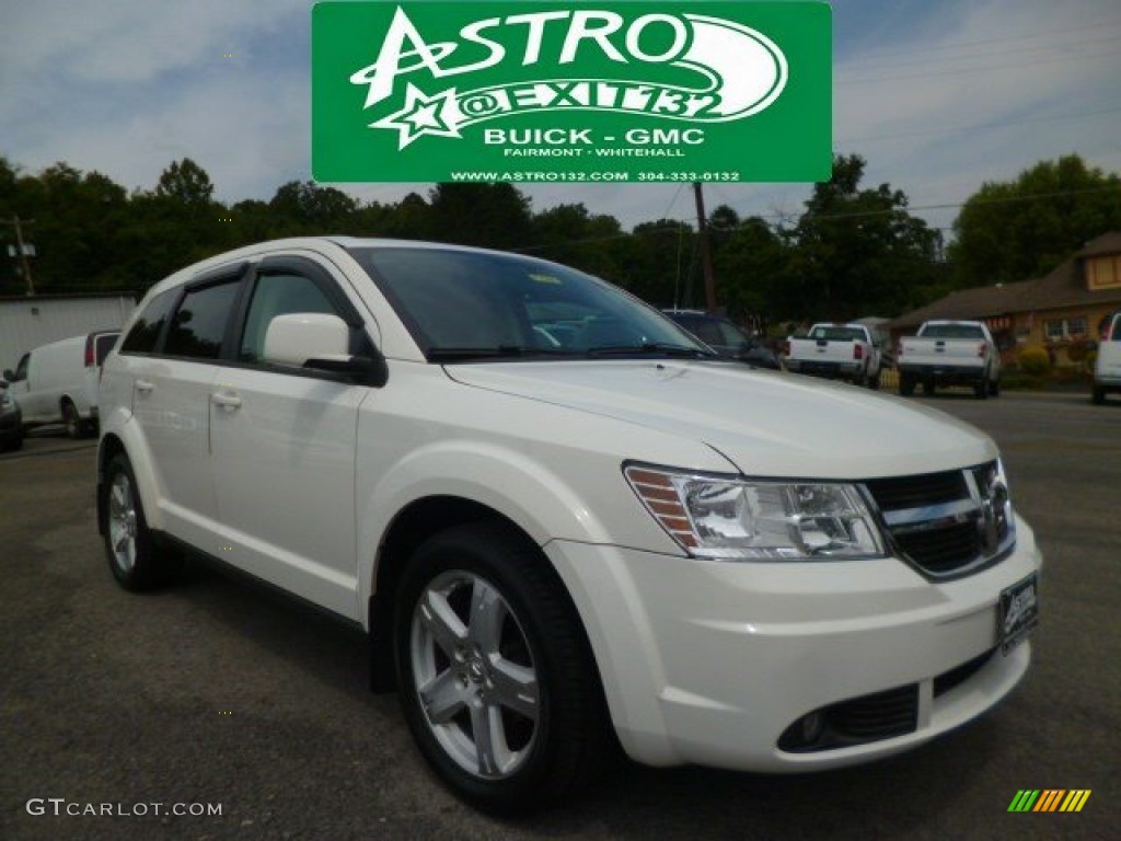 2009 Journey SXT AWD - Stone White / Dark Slate Gray/Light Graystone photo #1