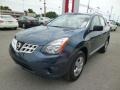 2014 Graphite Blue Nissan Rogue Select S  photo #3