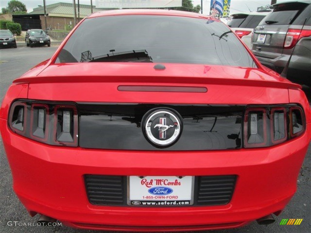 2014 Mustang V6 Premium Coupe - Race Red / Charcoal Black photo #5