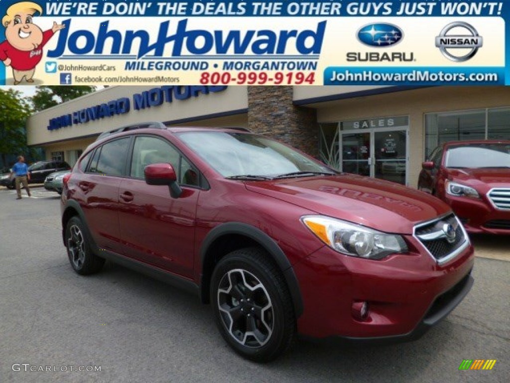 Venetian Red Pearl Subaru XV Crosstrek