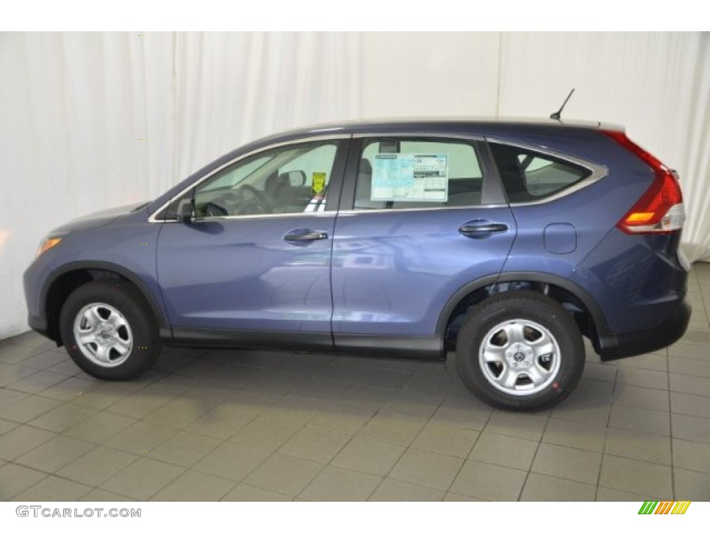 2014 CR-V LX - Twilight Blue Metallic / Gray photo #4