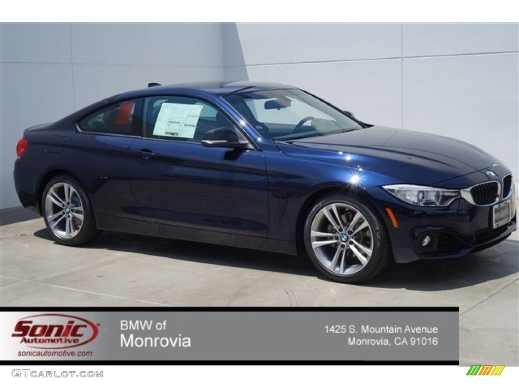 2014 4 Series 428i Coupe - Imperial Blue Metallic / Black photo #1